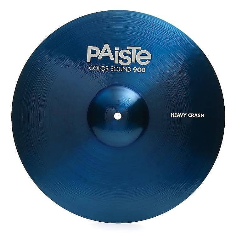 Cymbale Crash lourde Paiste Color Sound 900 Series Blue 16" *EN STOCK*